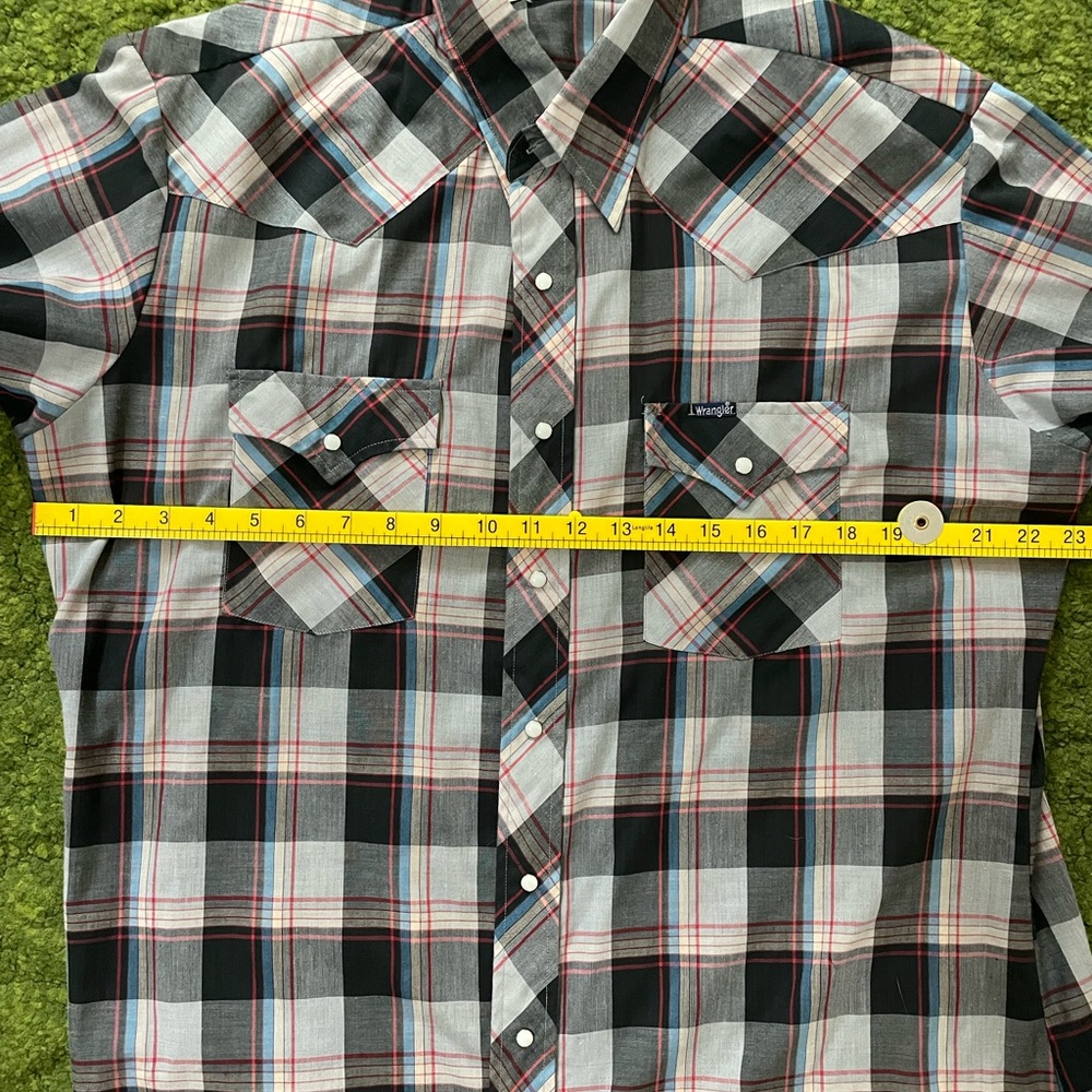Vintage Wrangler Snap Button Western Shirt - Picture 6 of 7